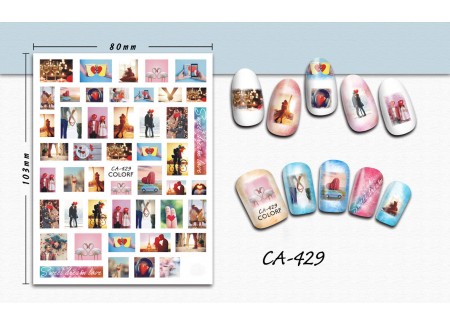 3D Nail Stickers - CA-429